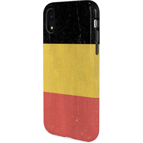 Belgium Flag Distressed iPhone XR Pro Case
